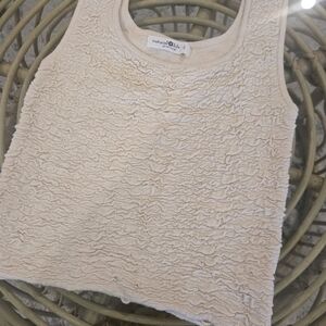 Natural Life Cream Textured Women's Top